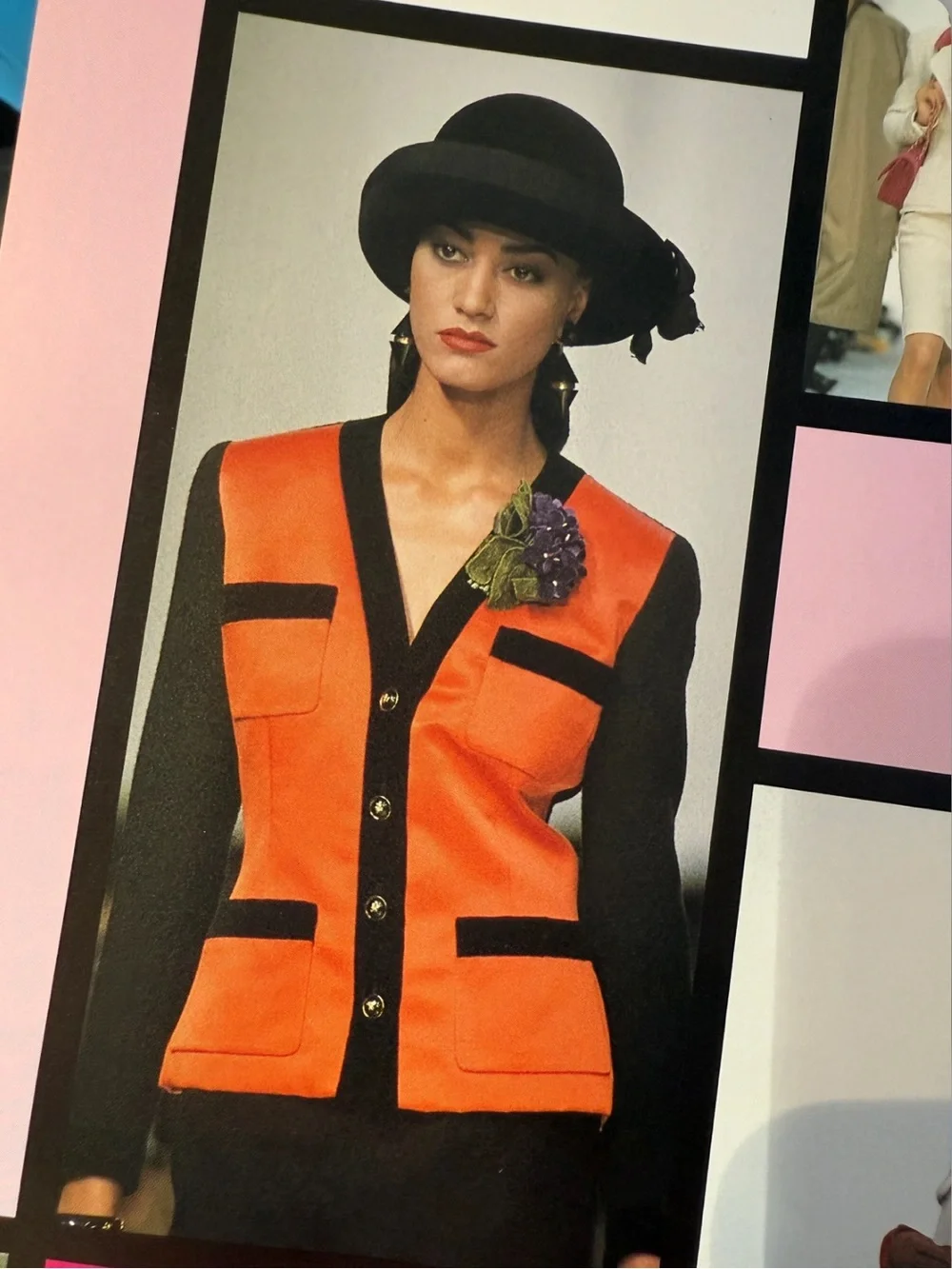 CHANEL 1988 orange